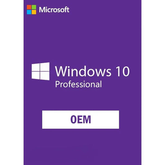 Windows Win 10 Pro 32 & 64 bit DVD with Genuine License Product Key Sealed